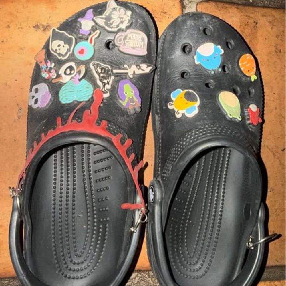 Custom charms crocs includes all pictured